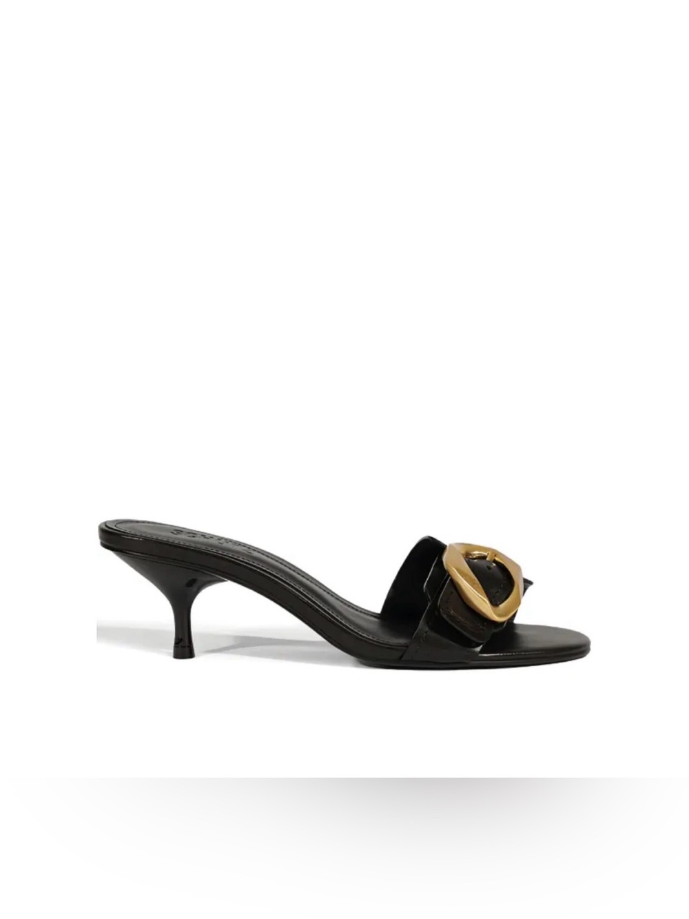 SCHUTZ 50 Mm Olga buckle detail Kitten Heel Sandals